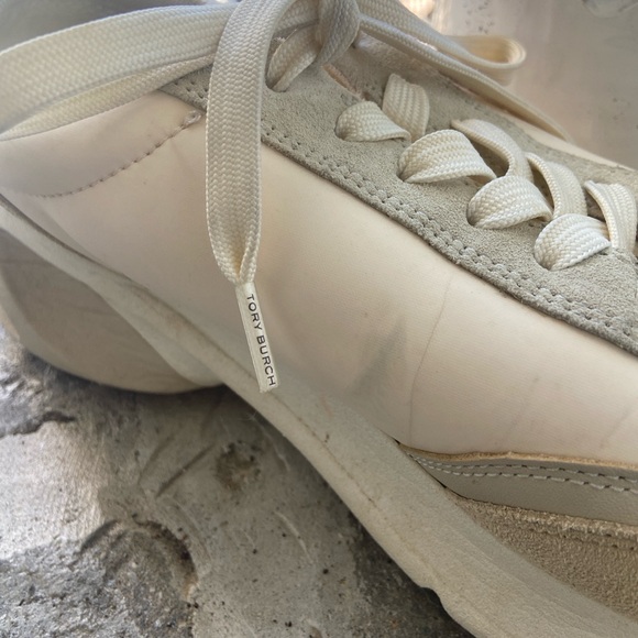 Tory Burch Beige and Cream Sneakers - Picture 4 of 14